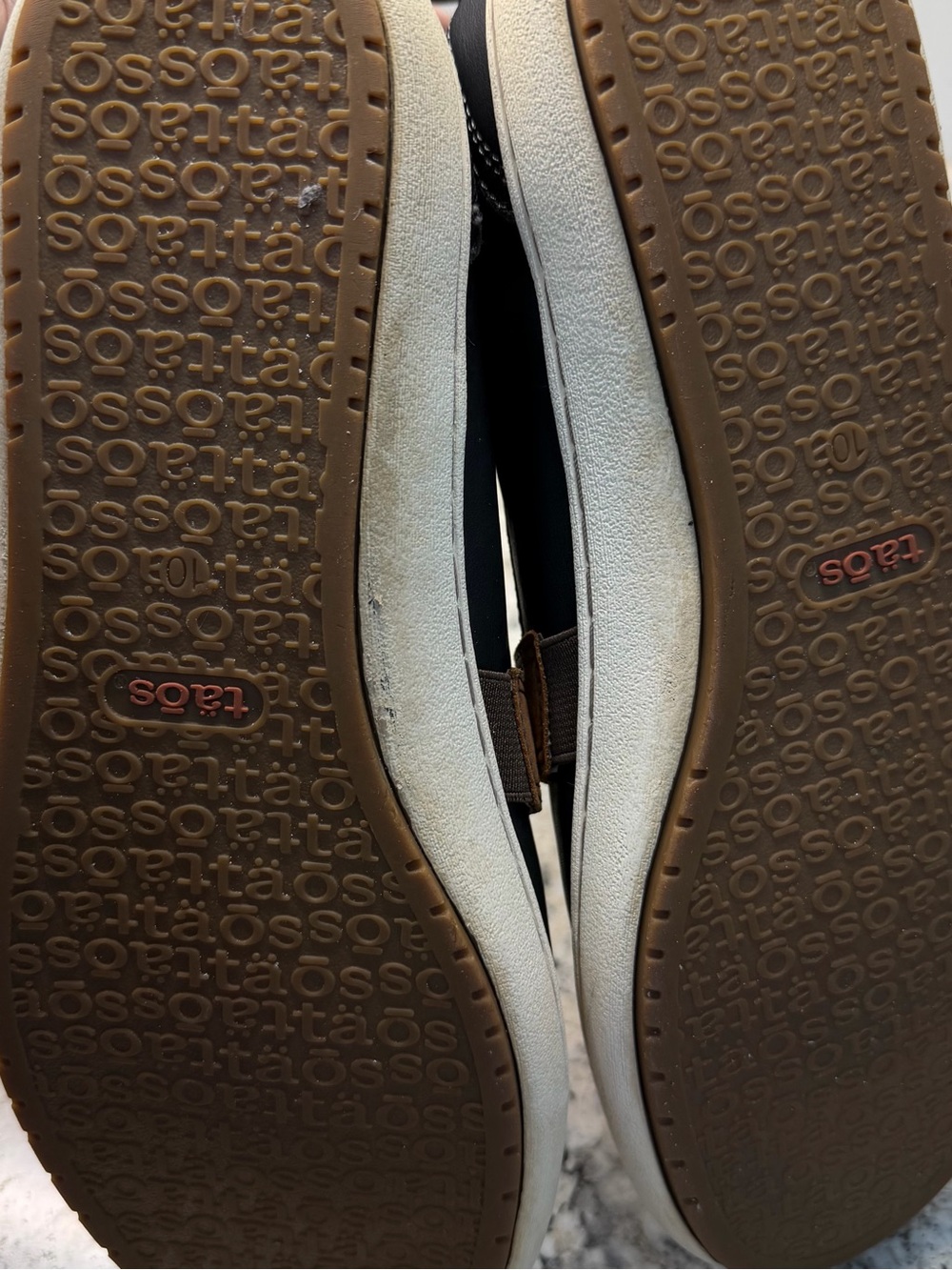 Taos Footwear Two-Tone Penny Loafers - Tan & Black size 10 - Picture 7 of 7